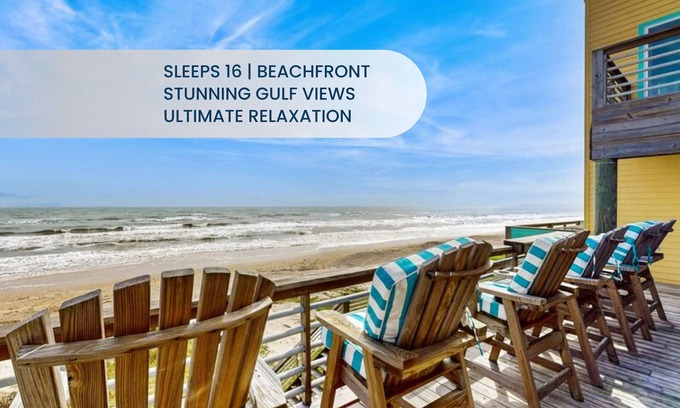 Gilchrist Maison | Ultimate | Beachfront | Sunset Views | Sleeps 16
