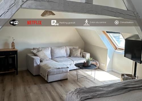 Saint-Aquilin-de-Pacy Appartement | Un nid en ville - Studio centrale, cosy et calme