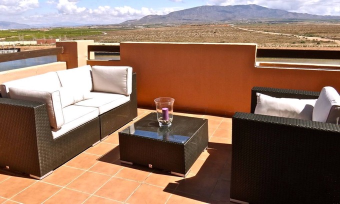 Alhama de Murcia Appartement | Appartement unique de 3 chambres sur La Isla del Condado de Alhama - Polaris World