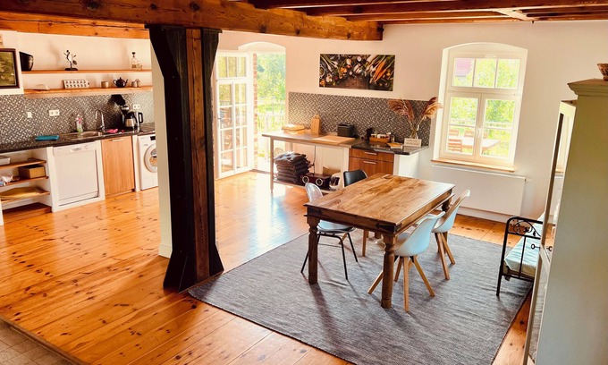 Rietz-Neuendorf Maison | Unique atmosphere in the mill oasis with whirlpool! Pet friendly!