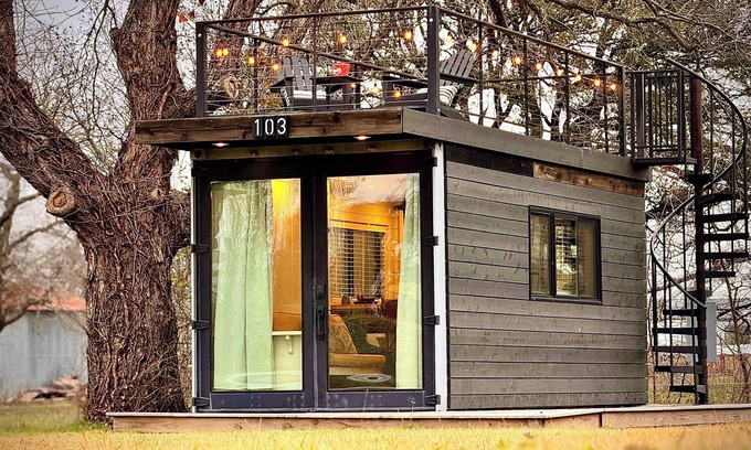 Waco Maison | Rooftop Container Home in Waco