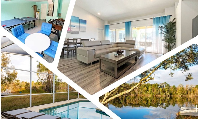 Thousand Oaks Maison | Unique lakeside pool home less than 20 mins from Disney