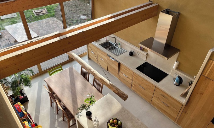 Meldert Maison | Unique straw bale house on the Kravaal forest - peace and nature near Brussels