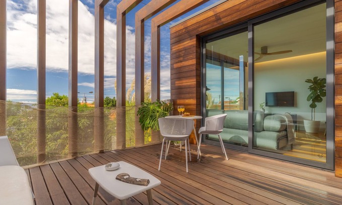 Jardim do Mar Villa | Unité avec piscine privée et vue sur la mer au centre du village, terres cultivées biologiques