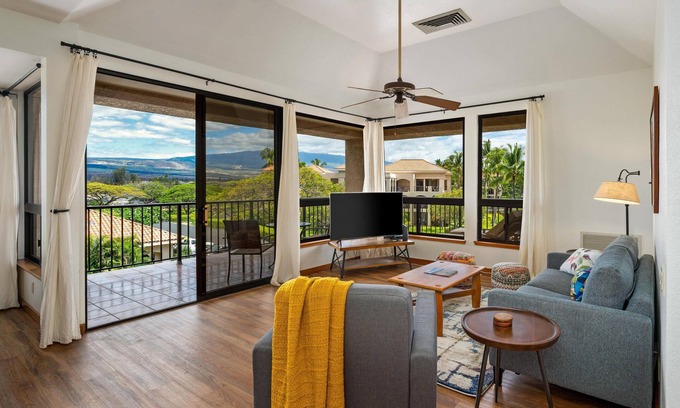 Waikoloa Copropriété | Updated 1-Bed 1.5-Bath Mountain Views Near Beach