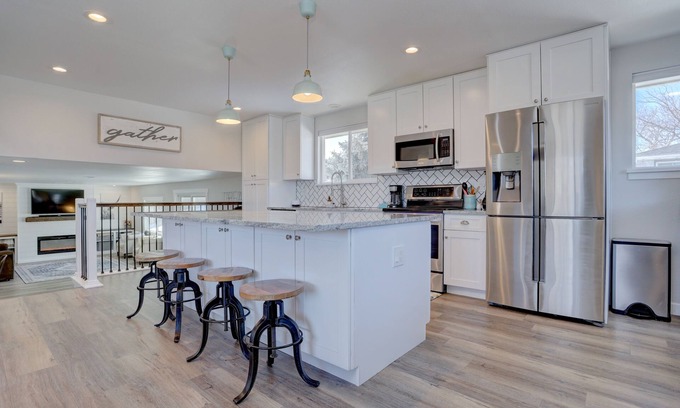 Acres Green Maison | Updated home with game room, large yard, 20 min to DT Denver