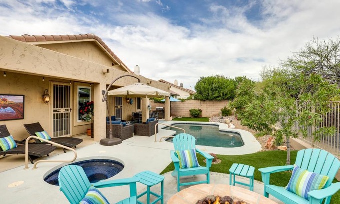 Tatum Ranch Maison | Upscale Cave Creek Home with Private Pool and Spa!
