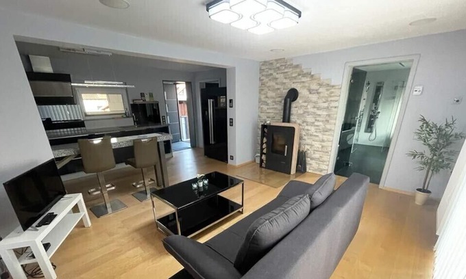 Furth Appartement | Upscale holiday home in the beautiful hiking and mountain bike paradise of the Odenwald