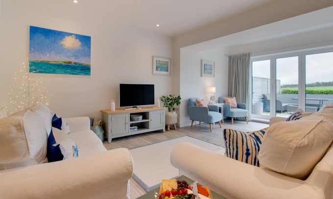 Little Petherick Maison | Urchins Peak - Quatre Chambres Maison, Couchages 8