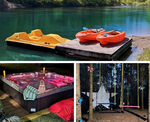 Mauricie Maison | Vacances Magiques au Domaine Privé Spa Paix Nature