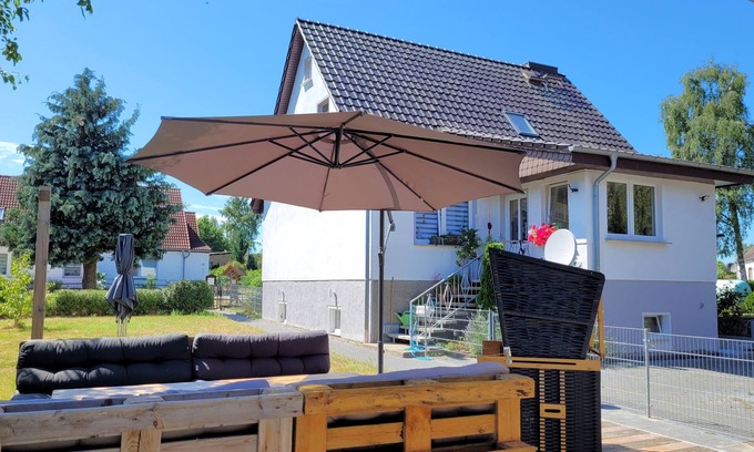Gross Kordshagen Appartement | Vacation apartment Skrebbas - Holiday apartment attic