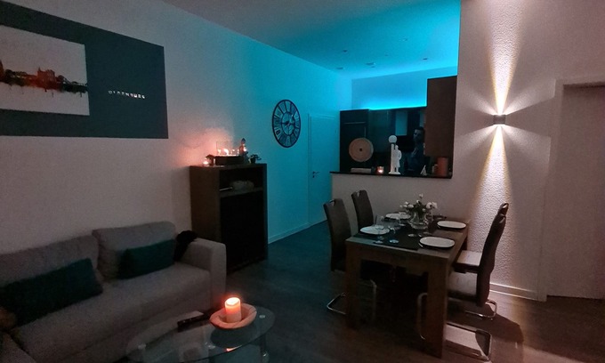 Edewecht Appartement | Vacation apartment "Bei von Seggern's" at the village square Friedrichsfehn with terrace