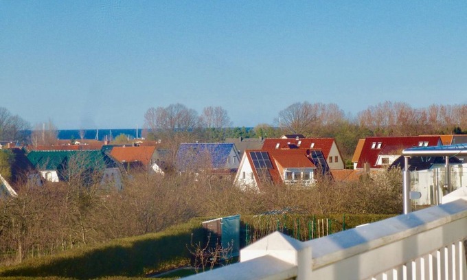 Kuehlungsborn Appartement | Appartement de coureur de plage avec vue panoramique avec 2 chambres
