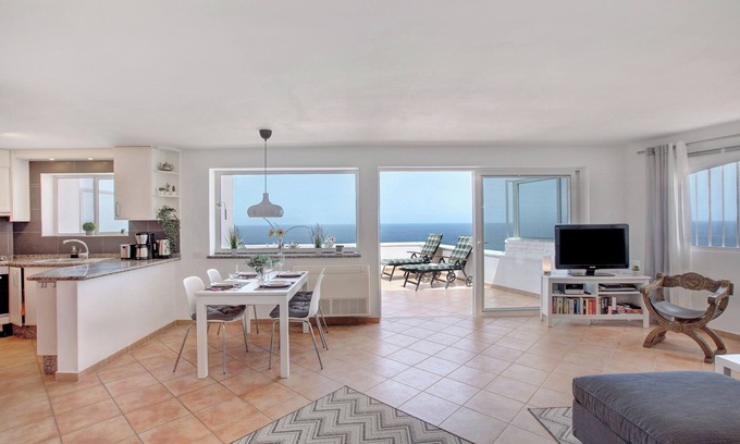Los Realejos Appartement | Appartement de vacances 'Appartement Seaside' avec vue sur la mer, Wi-Fi et climatisation