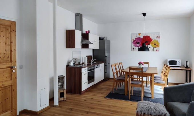 Soechtenau Appartement | Vacation apartment Krottenmühl am Simssee, 55 sqm, first floor, 1 separate bedroom