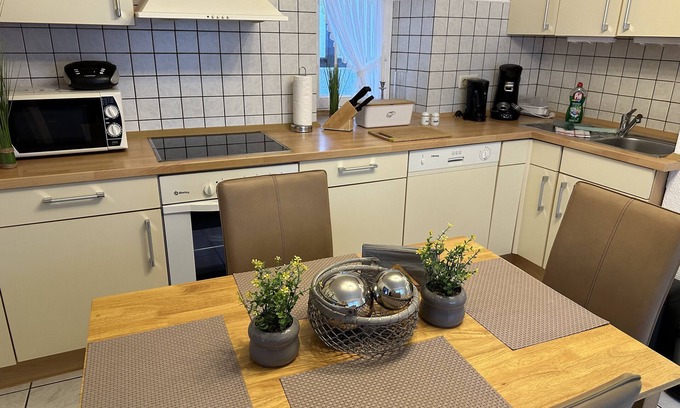 Kleinkarlbach Appartement | Appartement au rez-de-chaussée de la maison de vacances Kling Weinstrasse (120 m²)