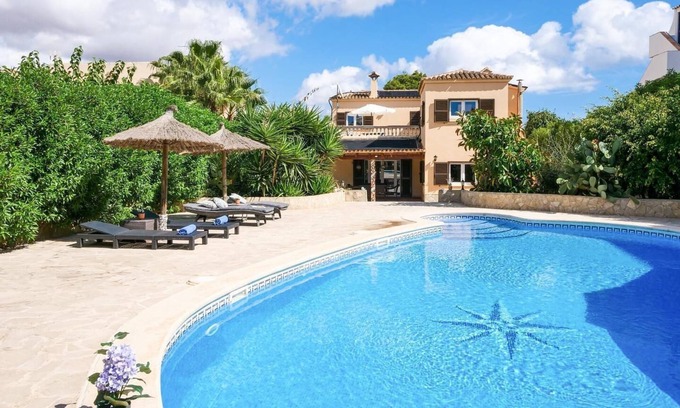 Cala Santany Maison | Maison de vacances "Apartamento Estrella del Mar" avec Piscine, A/C, Wi-Fi, Balcon, Terrasse, Jardin