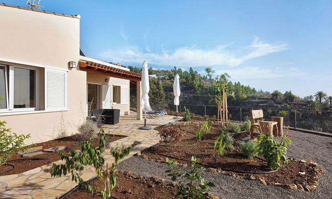 Tijarafe Maison | Maison de vacances "Casa Inti" avec vue sur la mer, jardin privé et Wi-Fi