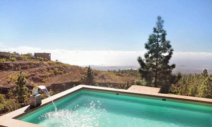 Granadilla de Abona Maison | Maison de vacances "El Cazador 2" avec vue sur la mer, piscine partagée et Wi-Fi