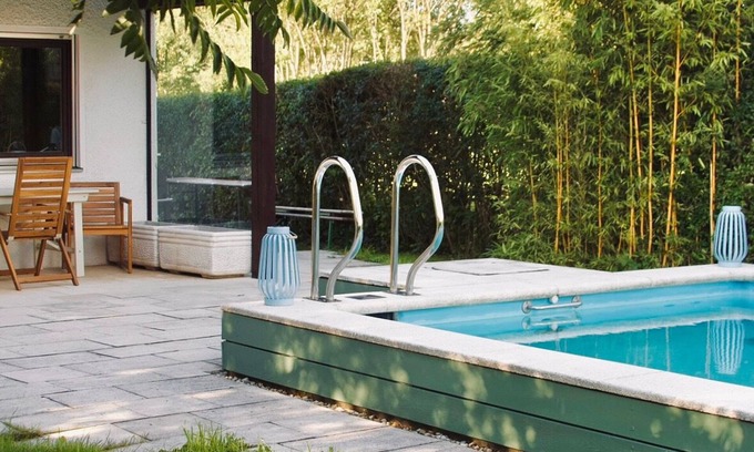 Uebersee Maison | Vacation home Fringaluna with private pool in Übersee am Chiemsee