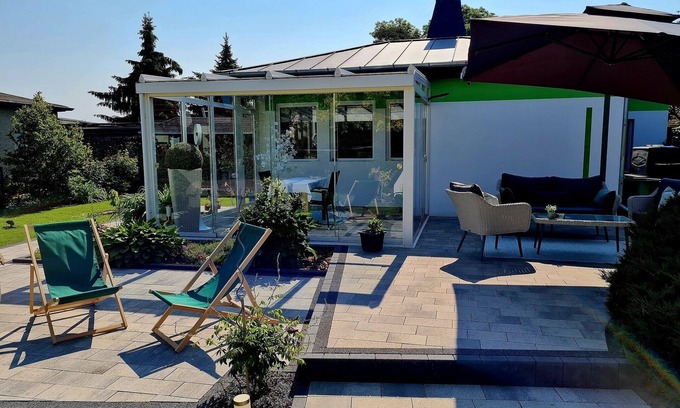 Schwedt/Oder Maison | Vacation home Grüner Bungalow contactless CheckIn CheckOut