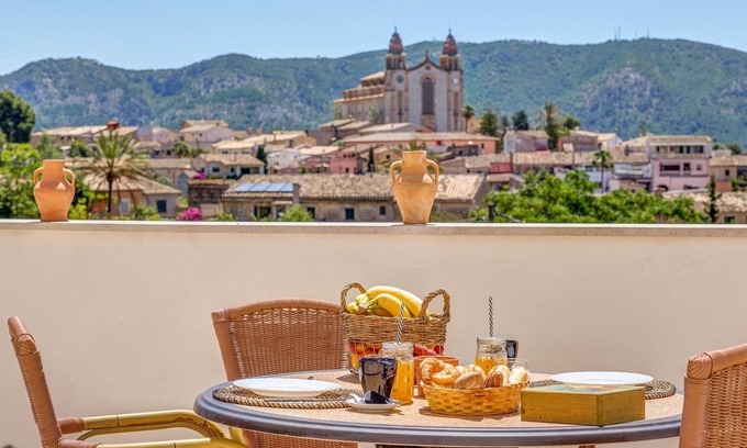 Calvia Maison | Maison de vacances "Hermanas Femenias" dans la belle campagne de Majorque avec vue sur la montagne