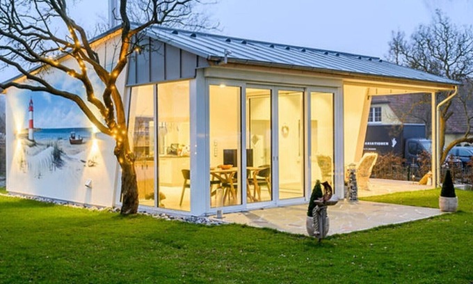 Krummin Maison | Vacation home in Krummin with sauna and hot tub