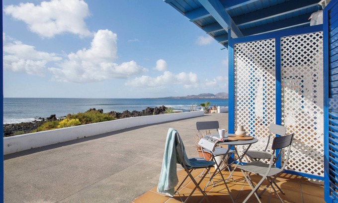 Punta Mujeres Maison | Maison de vacances 'Los Morros' avec vue sur la mer, terrasse privée et Wi-Fi