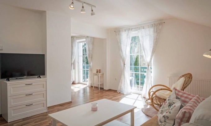 Lackenhof Appartement | Maison de vacances non loin du Großer Ötscher avec un balcon et une vue fantastique