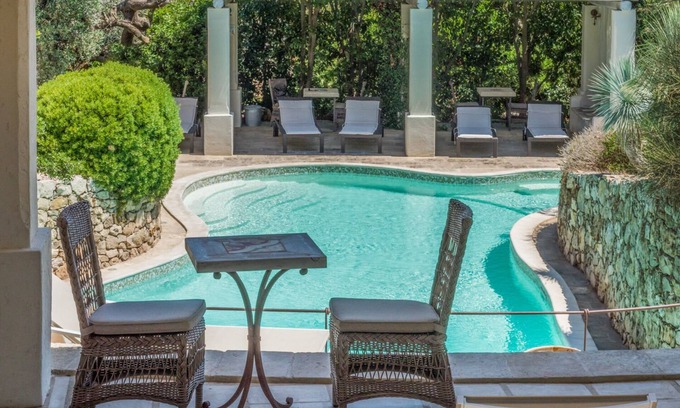Racale Maison | Maison de vacances "Tia Maria Country Inn - Bilocale 103" avec piscine, terrasse et jardin
