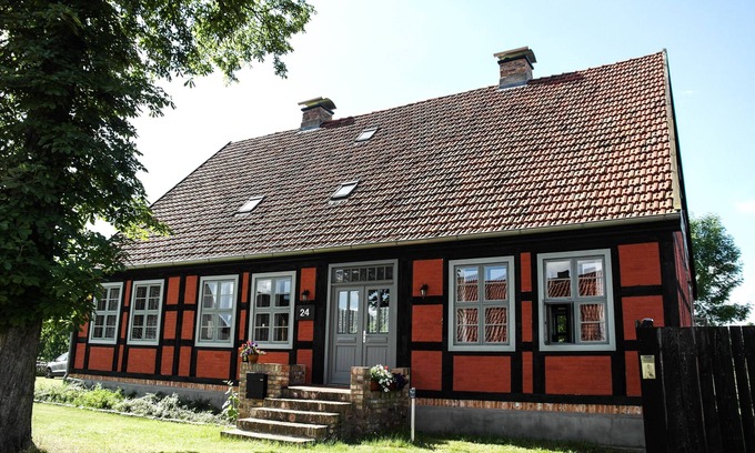 Vogelsang-Warsin Appartement | Vacances dans une atmosphère historique, près de la plage avec sauna et grand jardin