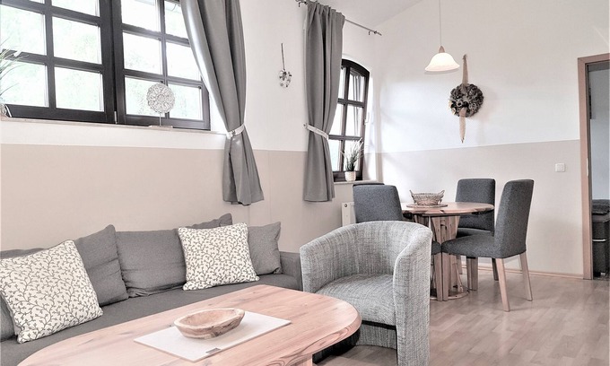 Steffenshagen Appartement | Vacances - repos - nature - mer Baltique - ferme équestre - entreprise familiale! Appartement. N ° 6