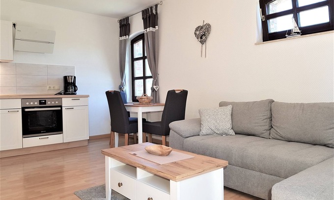 Steffenshagen Appartement | Vacances - repos - nature - mer Baltique - ferme équestre - entreprise familiale! Appartement. N ° 4