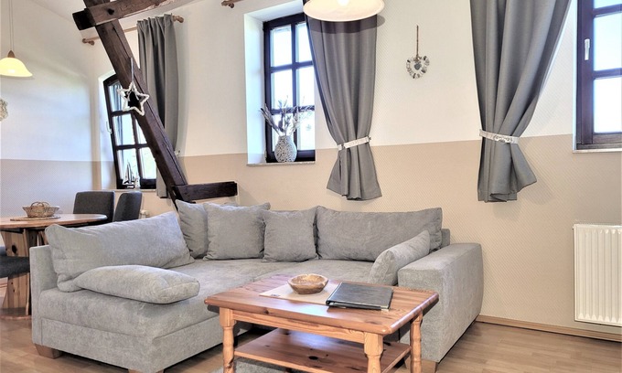 Steffenshagen Appartement | Vacances - repos - nature - mer Baltique - ferme équestre - entreprise familiale! Appartement. N ° 7