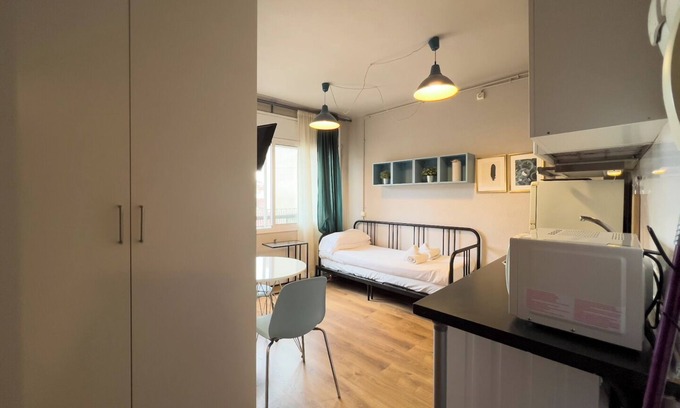Sant Andreu Appartement | VALLES 3-2 Estudio amueblado en alquiler en Sant Andreu