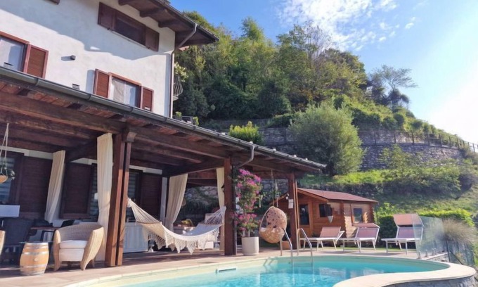 Ardenno Appartement | Valley View Pool Apartment by Interhome