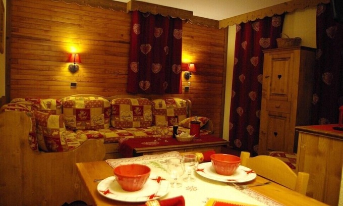 Les Avanchers-Valmorel Appartement | Valmorel Apt 5 personnes 36 m2 pied des pistes centre station