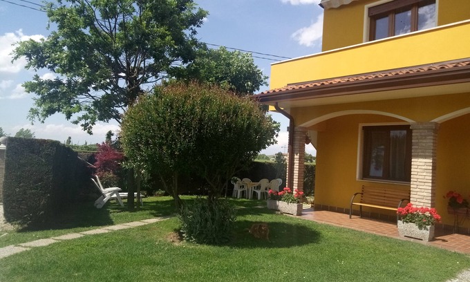 Brugine Appartement | Veneto: stratégique - maison avec jardin