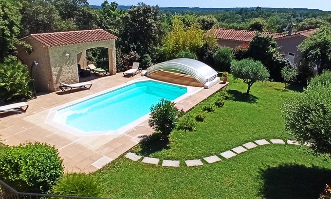 Mejannes-les-Ales Villa | Très belle villa confortable au milieu des chênes