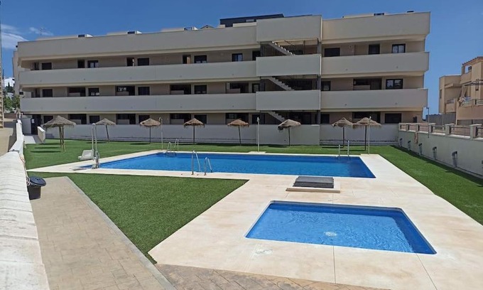 Benajarafe Appartement | Victoria 2. Piscina comunitaria