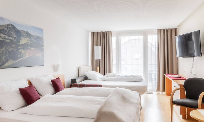 Lingenau Maison | Vierbettzimmer - Hotel Löwen