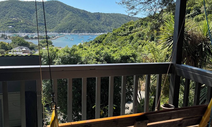 Waikawa Bay Maison | Views over Waikawa Marina & situated next to native bush