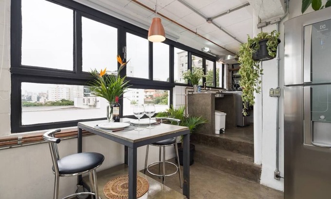 Vila Madalena Appartement | VILA MADALENA: INCREDIBLE VIEW, Artistic Apartment