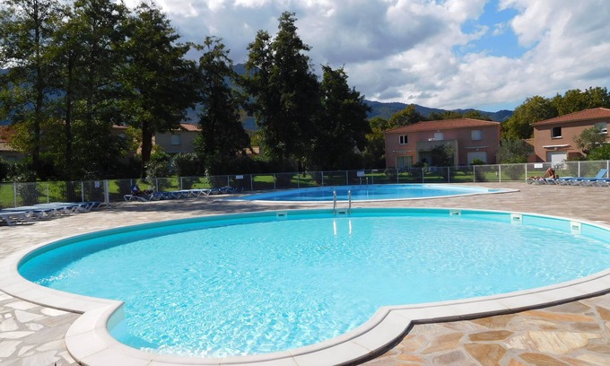 Santa-Maria-Poggio Villa | VILLA 6 COUCHAGES PROX MER ET 2 TERRASSES