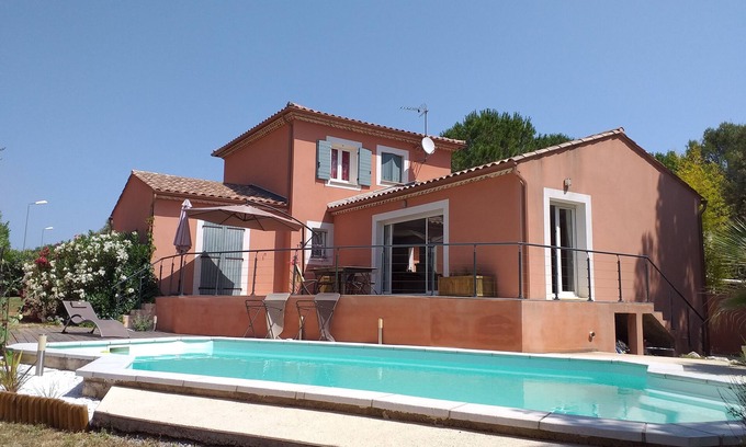 Salinelles Villa | Villa 6 personnes avec piscine privée proche de Sommières