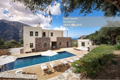 Vrachasi Villa | Villa Adagio with Private Eco-Friendly Heated Pool