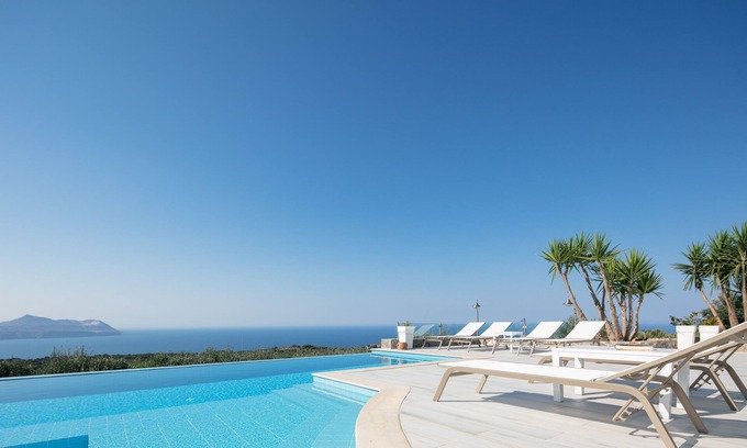 Apokoronas Villa | Villa Agape with Outstanding Sea View