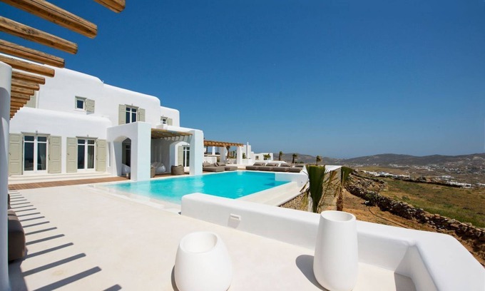 Tourlos Villa | Villa Agate - Sept Chambres Villa, Couchages 14