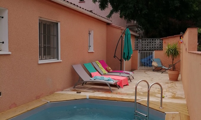 Arles-sur-Tech Maison | Villa climatisée vacances, cure, Amélie /Arles avec piscine Animaux acceptés.