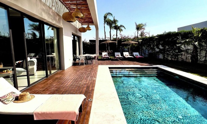 El Aggada Villa | Villa Alanaé Avec Piscine Chauffée Marrakech à 10 min du Centre